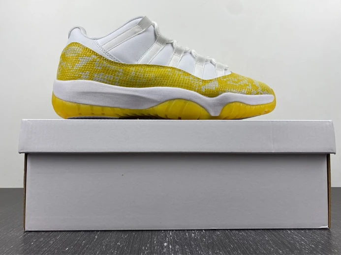 BestValue Jordan 11 Retro Low Yellow Snakeskin AH7860-107 1048