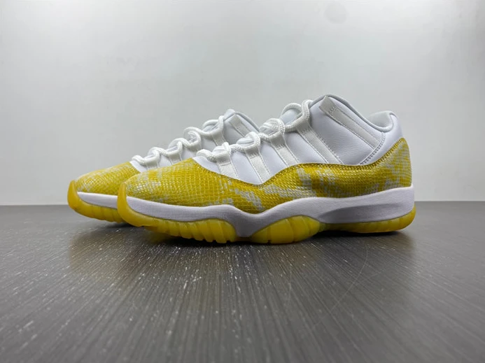BestValue Jordan 11 Retro Low Yellow Snakeskin AH7860-107 1048