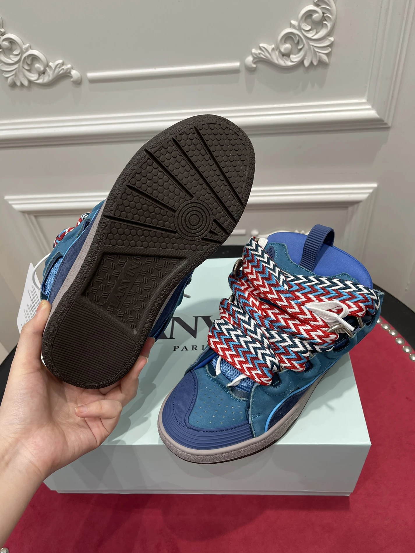 BestValue Lanvin Curb Sneaker FMSKRK11_DALL_P2220 1497