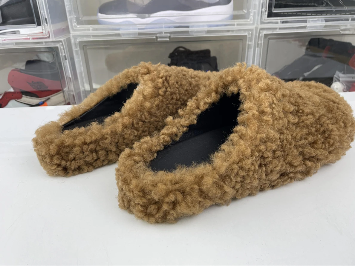 BestValue Marni Sabot Brown Slipper 3573