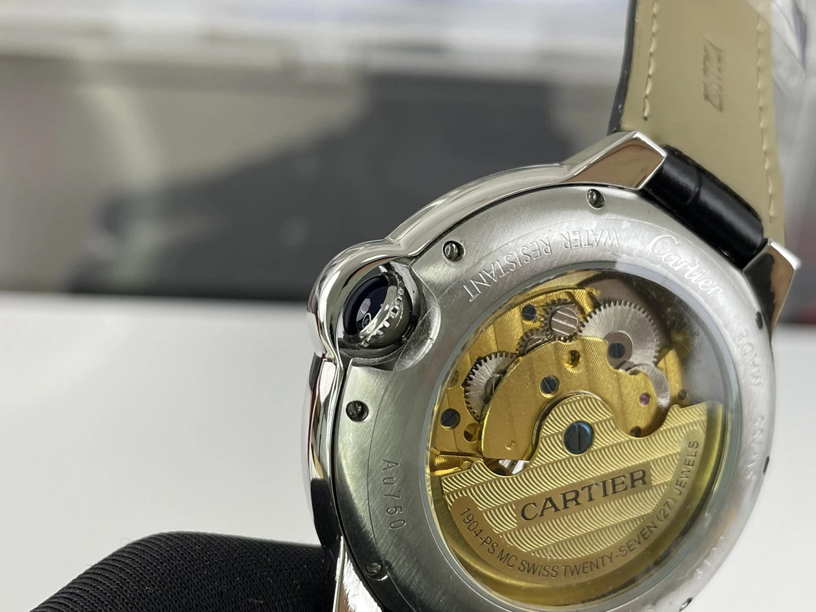 Cartier Driver De Cartier Silver Moissanite diamonds Watch  ( 43 x 14 mm) EasyMatch 298