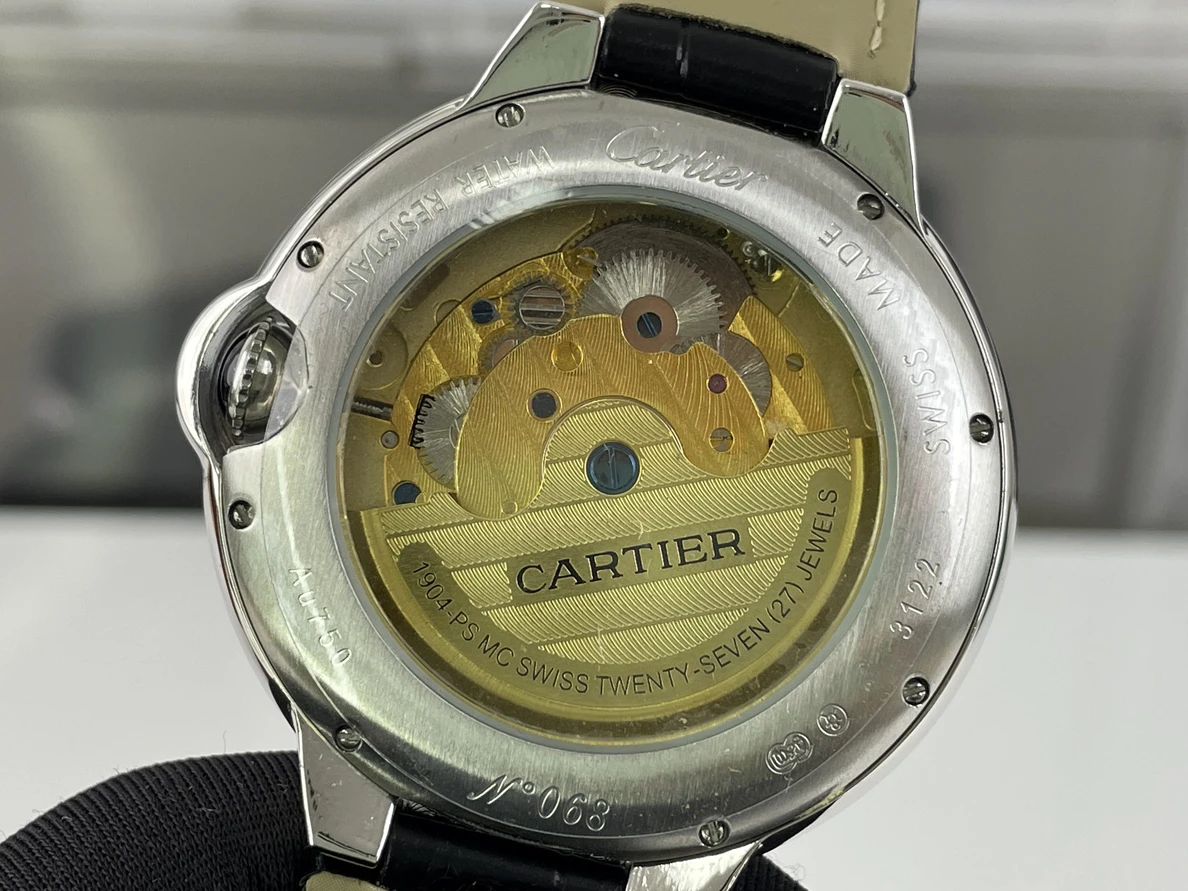 Cartier Driver De Cartier Silver Moissanite diamonds Watch  ( 43 x 14 mm) EasyMatch 298
