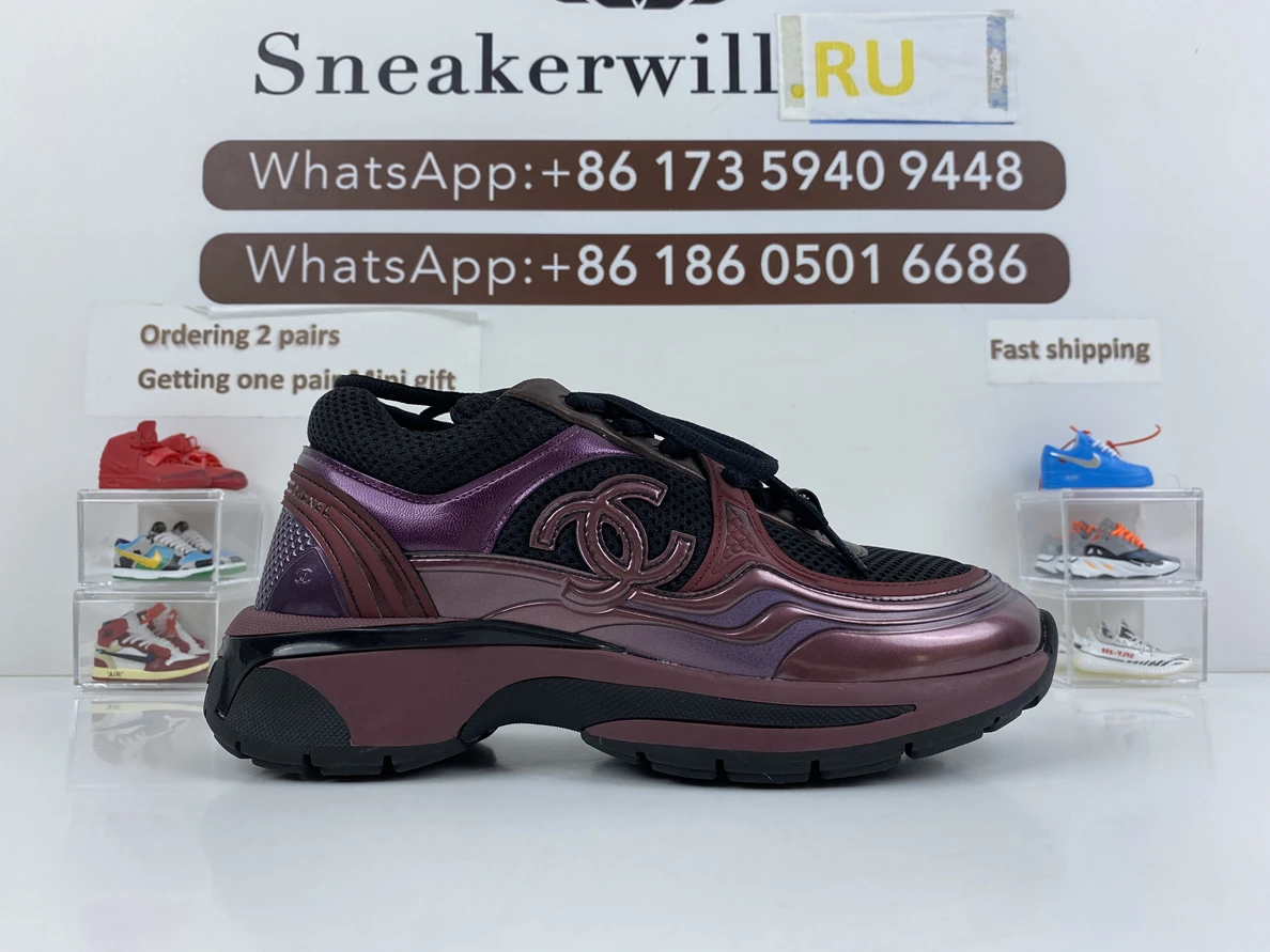 Channel Dark Purple Comfortable 1229