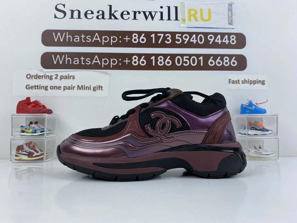 Channel Dark Purple Comfortable 1229