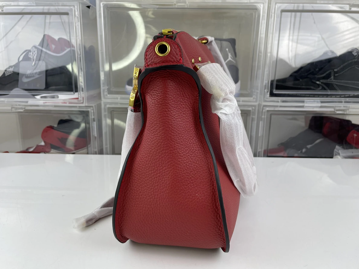 Chole Marcie Dark Red bag (S, M, L sizes) Fashionable 253