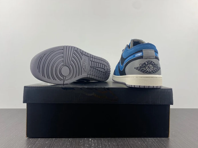Comfortable 4267 Jordan 1 Low SE Craft Obsidian French Blue Ashen Slate White DR8867- 673