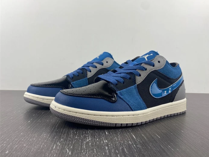 Comfortable 4267 Jordan 1 Low SE Craft Obsidian French Blue Ashen Slate White DR8867- 673