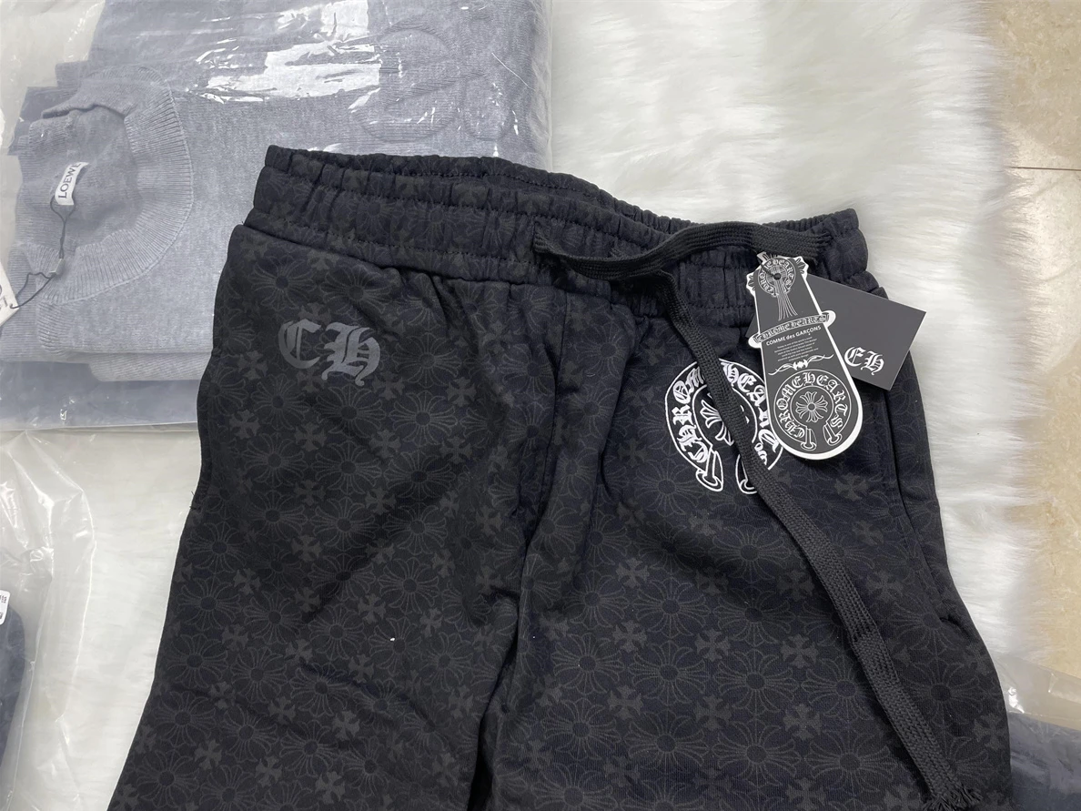 Comfortable 5652 Chromes Hearts Pants Black ( or White) 52
