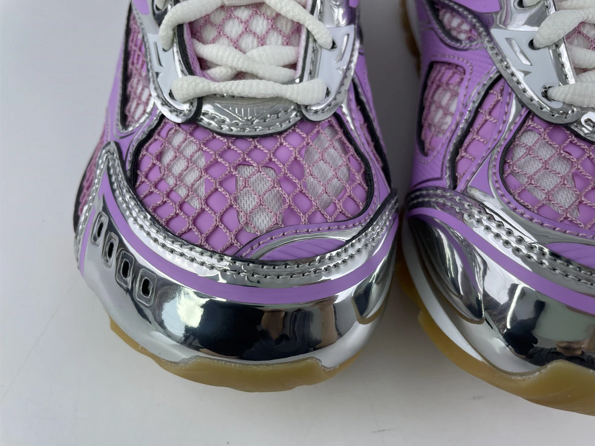 Comfortable 6814 BOTTEGA VENETA ORBIT SNEAKER CLOSS Pink Silver 3530