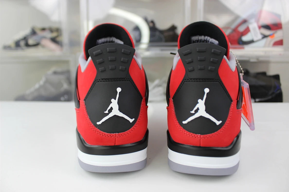 Comfortable GOAT Air Jordan 4 Retro “Toro Bravo'' Red 801