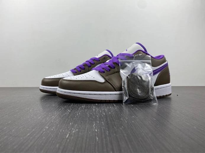 Comfortable Jordan 1 Low Purple Mocha 553558-215 637