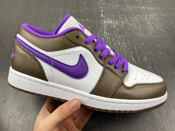 Comfortable Jordan 1 Low Purple Mocha 553558-215 637