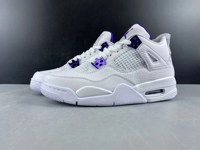 Comfortable Jordan 4 Retro Metallic Purple 408452-115 891