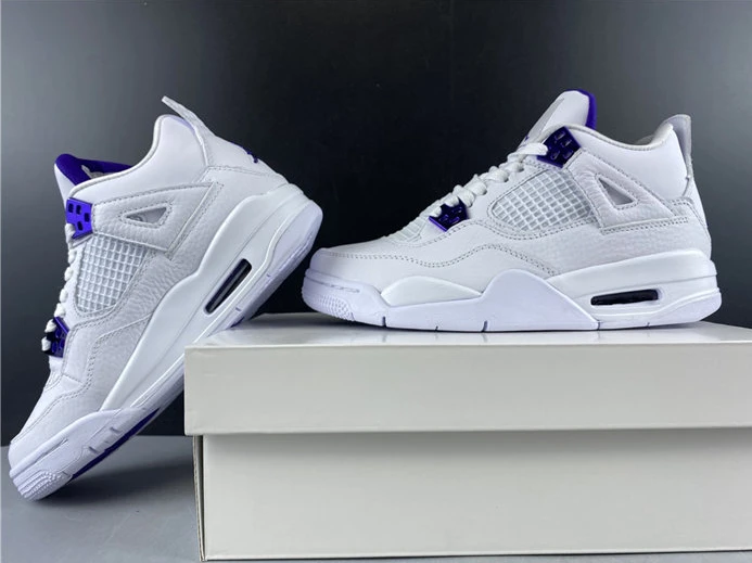 Comfortable Jordan 4 Retro Metallic Purple 408452-115 891