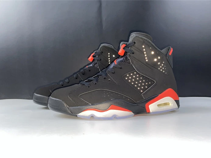 Comfortable Jordan6 Black Infrared 384664-060 1013