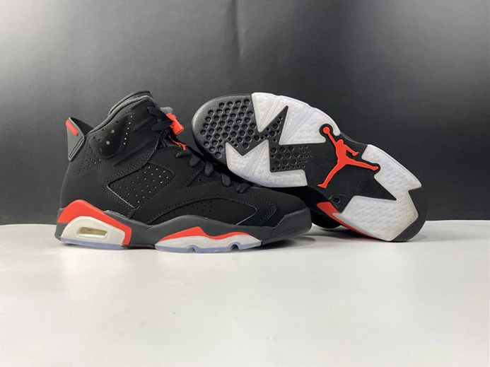 Comfortable Jordan6 Black Infrared 384664-060 1013