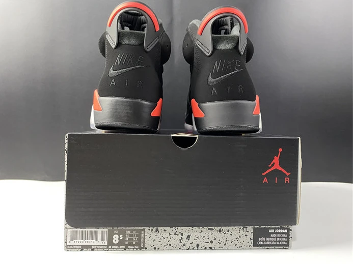 Comfortable Jordan6 Black Infrared 384664-060 1013