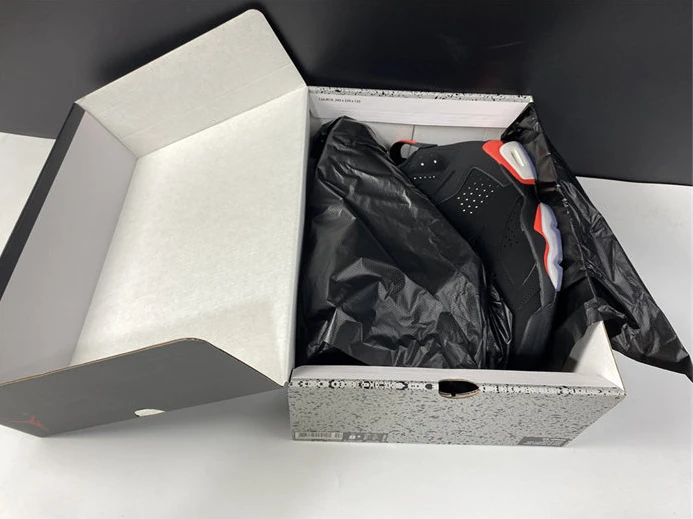 Comfortable Jordan6 Black Infrared 384664-060 1013