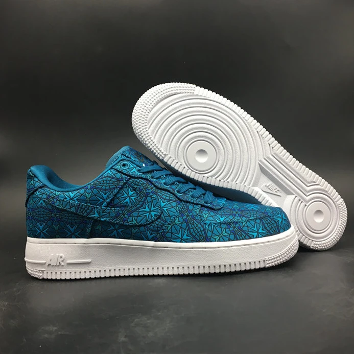 Comfortable Nike Air Force 1 Low Stained Glass Green Abyss AT4144-300 2466