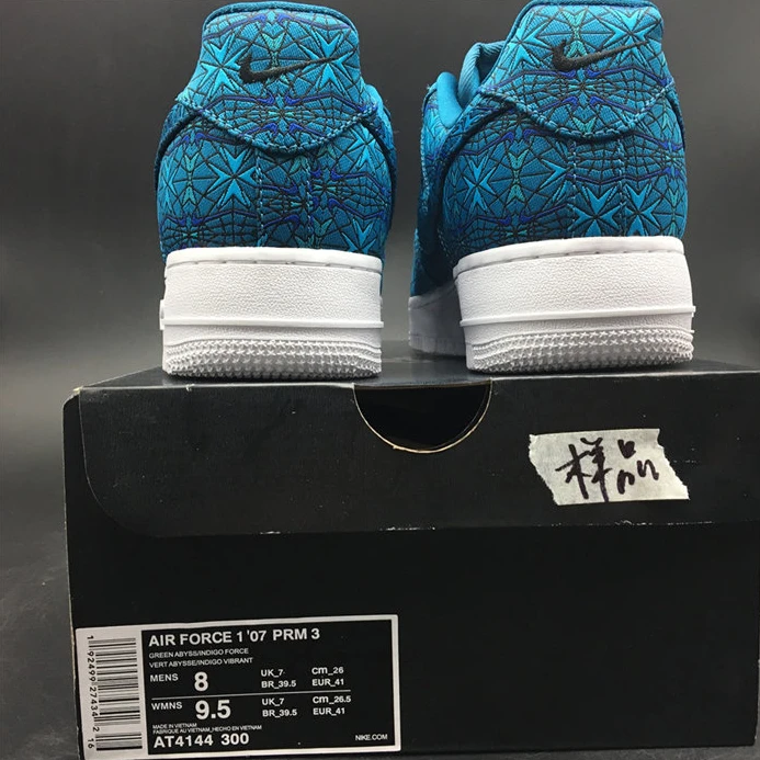 Comfortable Nike Air Force 1 Low Stained Glass Green Abyss AT4144-300 2466