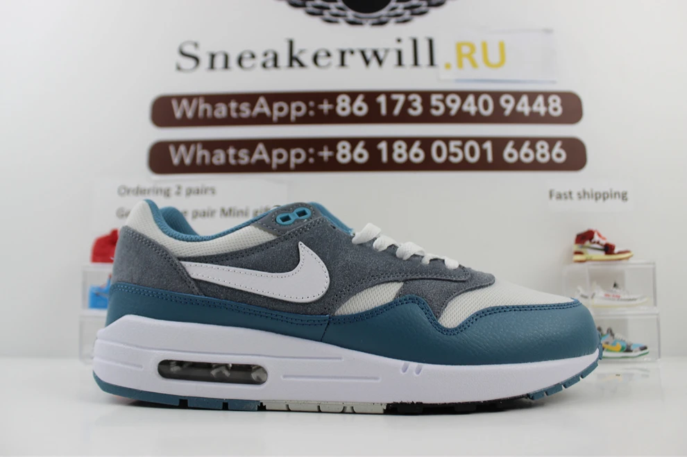 Comfortable Nike Air Max 1 SC Noise Aqua 2529
