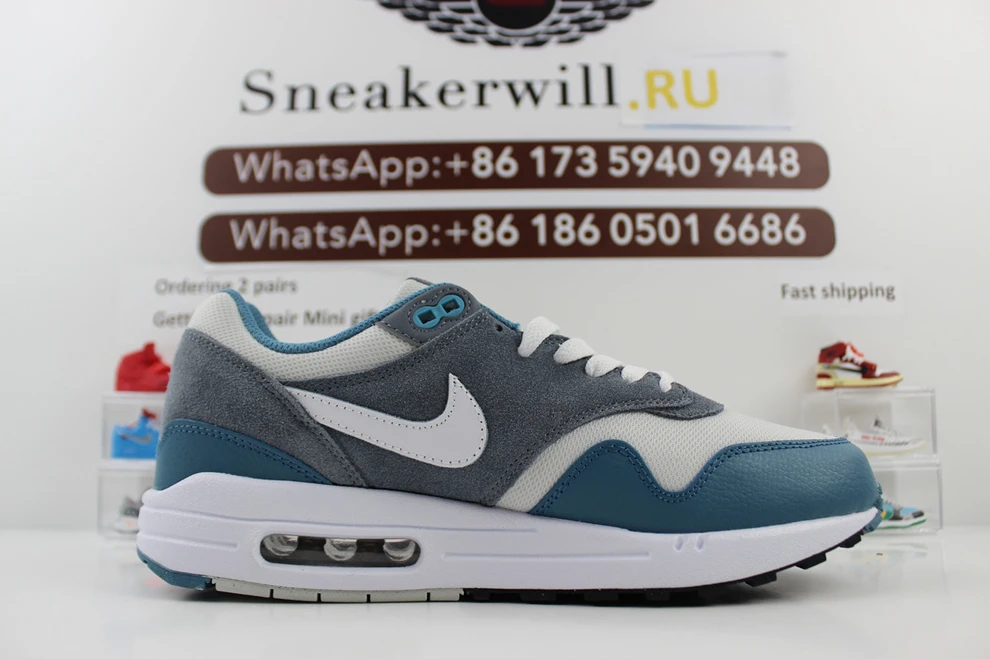 Comfortable Nike Air Max 1 SC Noise Aqua 2529