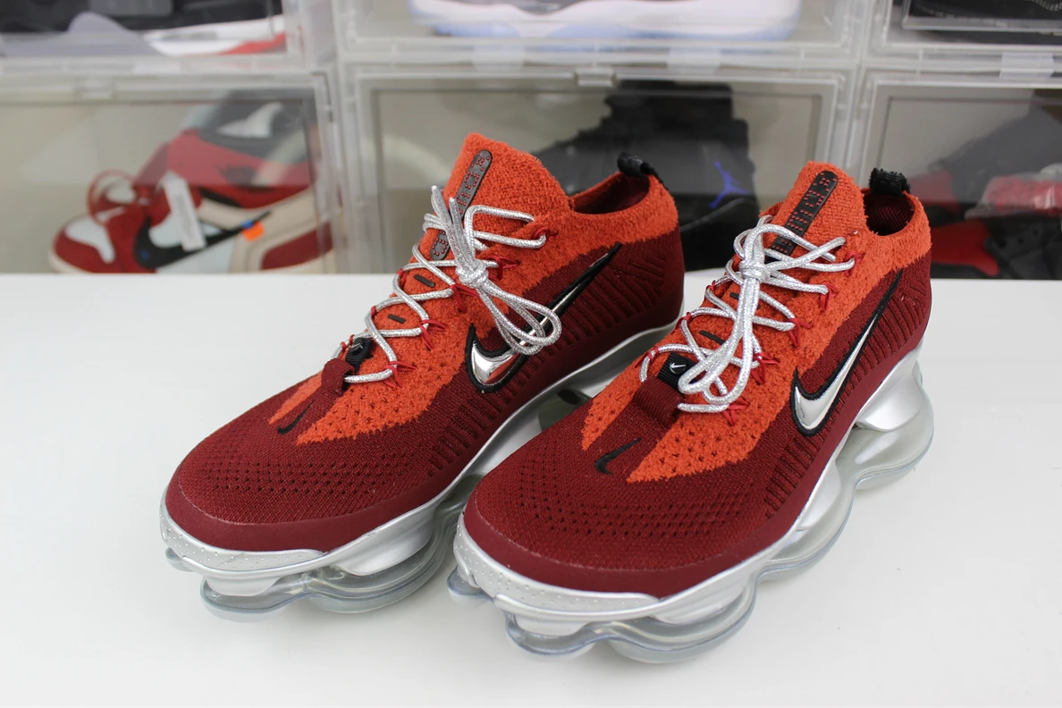 Comfortable Nike Air Max Scorpion FK Red Grey 2528