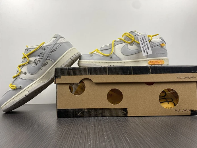 Comfortable Nike Dunk Low Off-White Lot 29 DM1602-103 1921