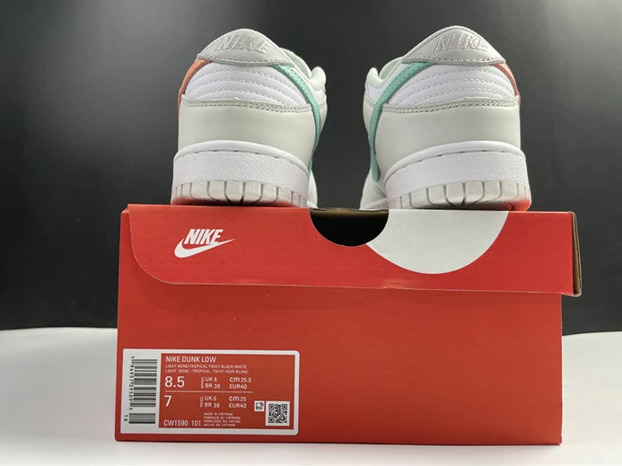 Comfortable Nike Dunk Low Tropical Twist CW1590-101 2130