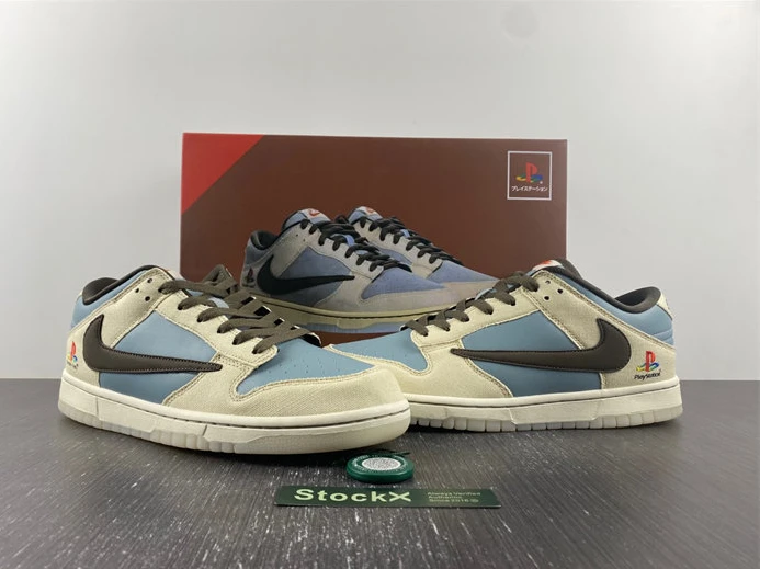 Comfortable Nike Dunk LowTravis Scott x Playstation CU1726-800 1836