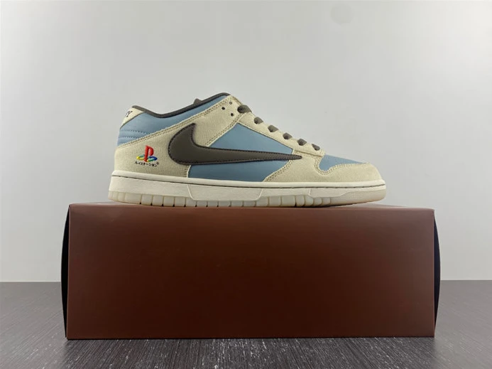 Comfortable Nike Dunk LowTravis Scott x Playstation CU1726-800 1836