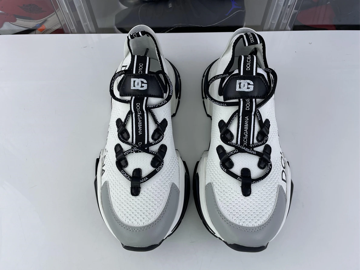 DOLCE & GABBANA White Black Air Master Sneaker Affordable 3536