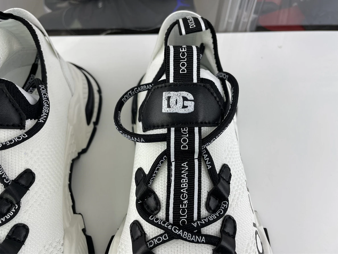 DOLCE & GABBANA White Black Air Master Sneaker Affordable 3536