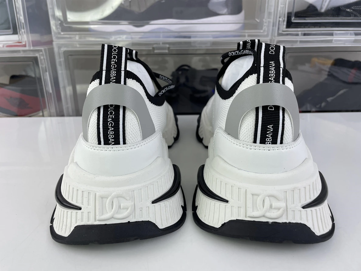 DOLCE & GABBANA White Black Air Master Sneaker Affordable 3536