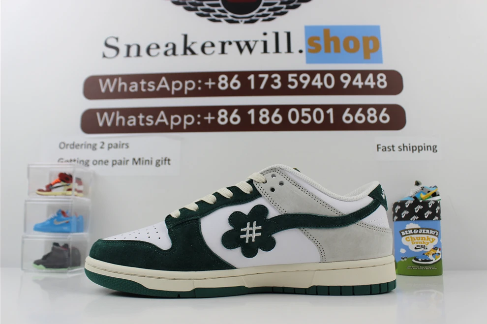 DUNK Water the Plant Shroom White Green flower Trendy 1737