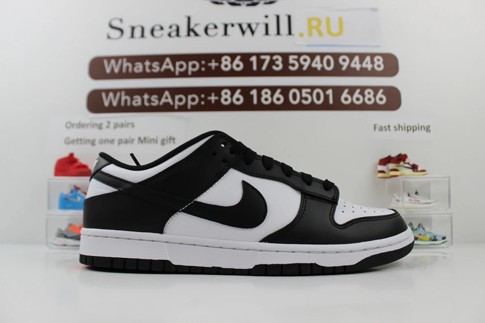 DailyWear 3875 Nike DUNK Low Black White Panda 1727