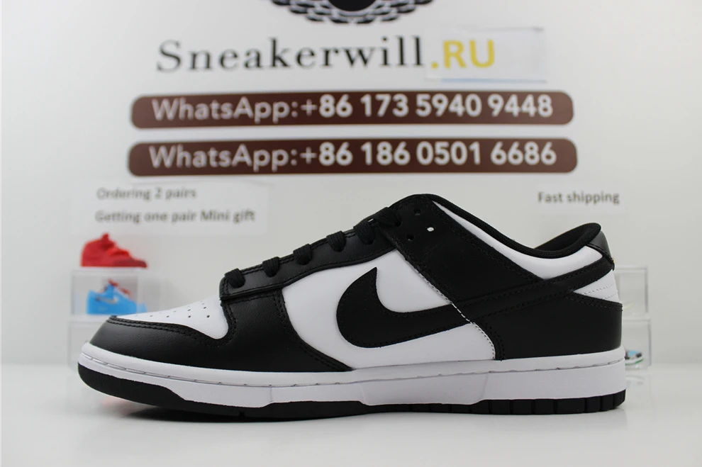 DailyWear 3875 Nike DUNK Low Black White Panda 1727