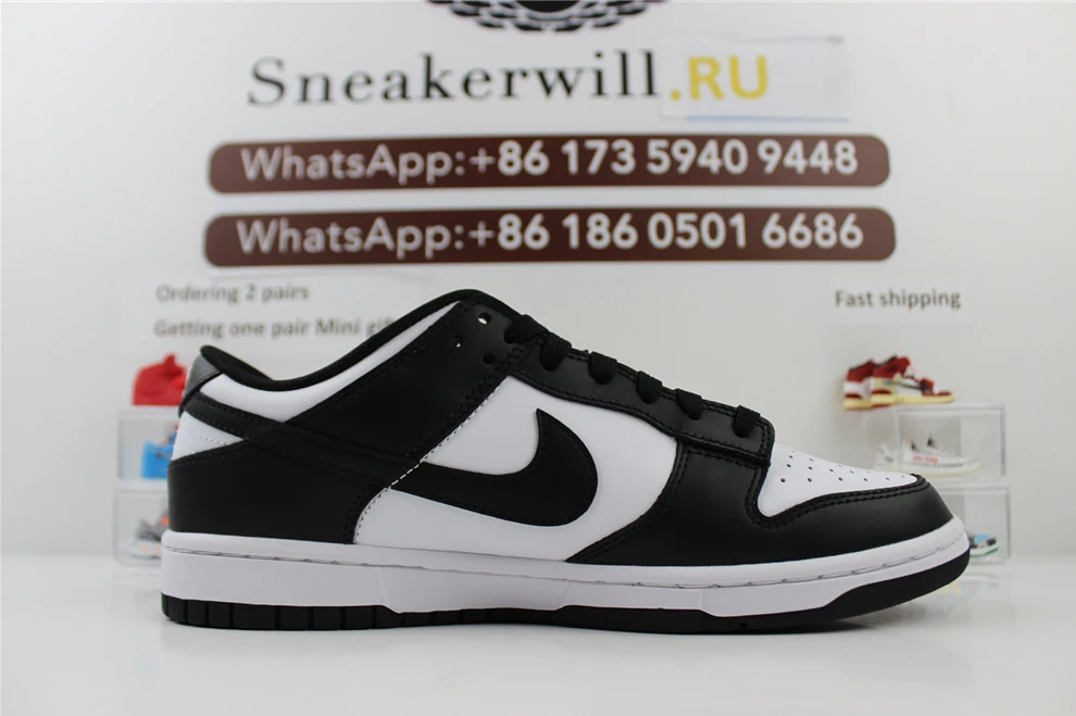 DailyWear 3875 Nike DUNK Low Black White Panda 1727