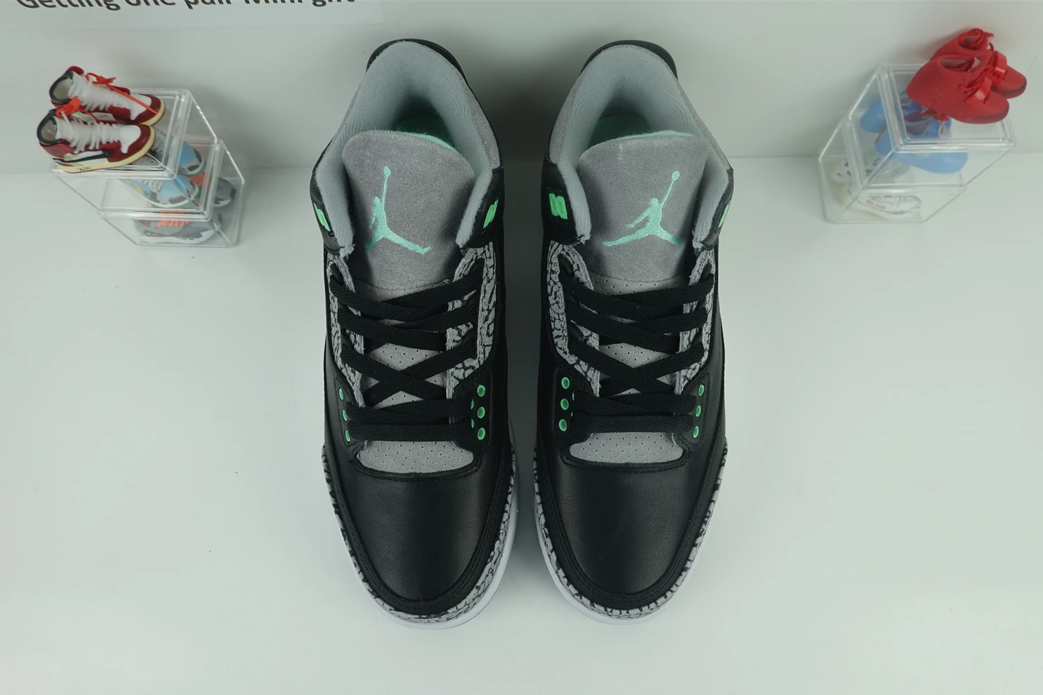 DailyWear 7237 GOAT Air Jordan 3 Green Glow 717