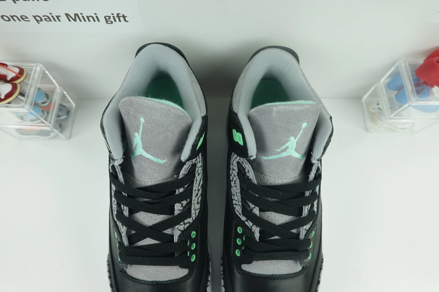 DailyWear 7237 GOAT Air Jordan 3 Green Glow 717