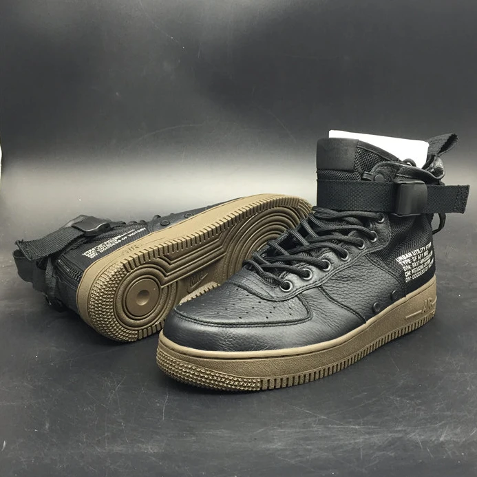 DailyWear 9844 Nike SF Air Force 1 Mid Black Dark Hazel 917753- 2500
