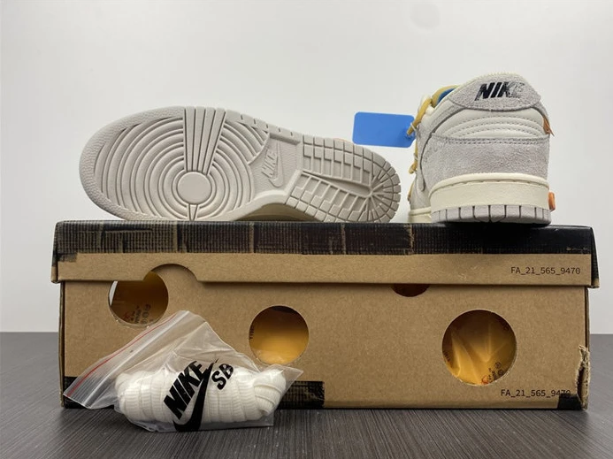 DailyWear 9904 Nike Dunk Low Off-White Lot 34 DJ0950- 2365
