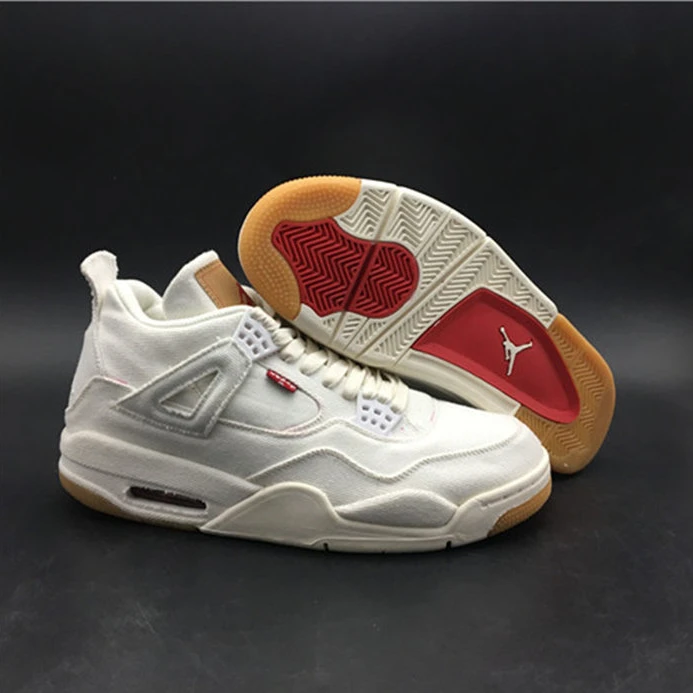 DailyWear Jordan4 Levi's White (GS) (Levi's Tag)  AQ9103-100 917