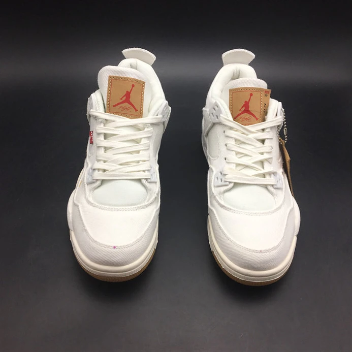 DailyWear Jordan4 Levi's White (GS) (Levi's Tag)  AQ9103-100 917