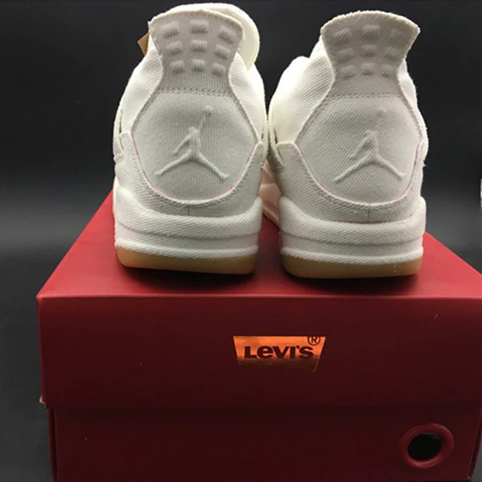 DailyWear Jordan4 Levi's White (GS) (Levi's Tag)  AQ9103-100 917