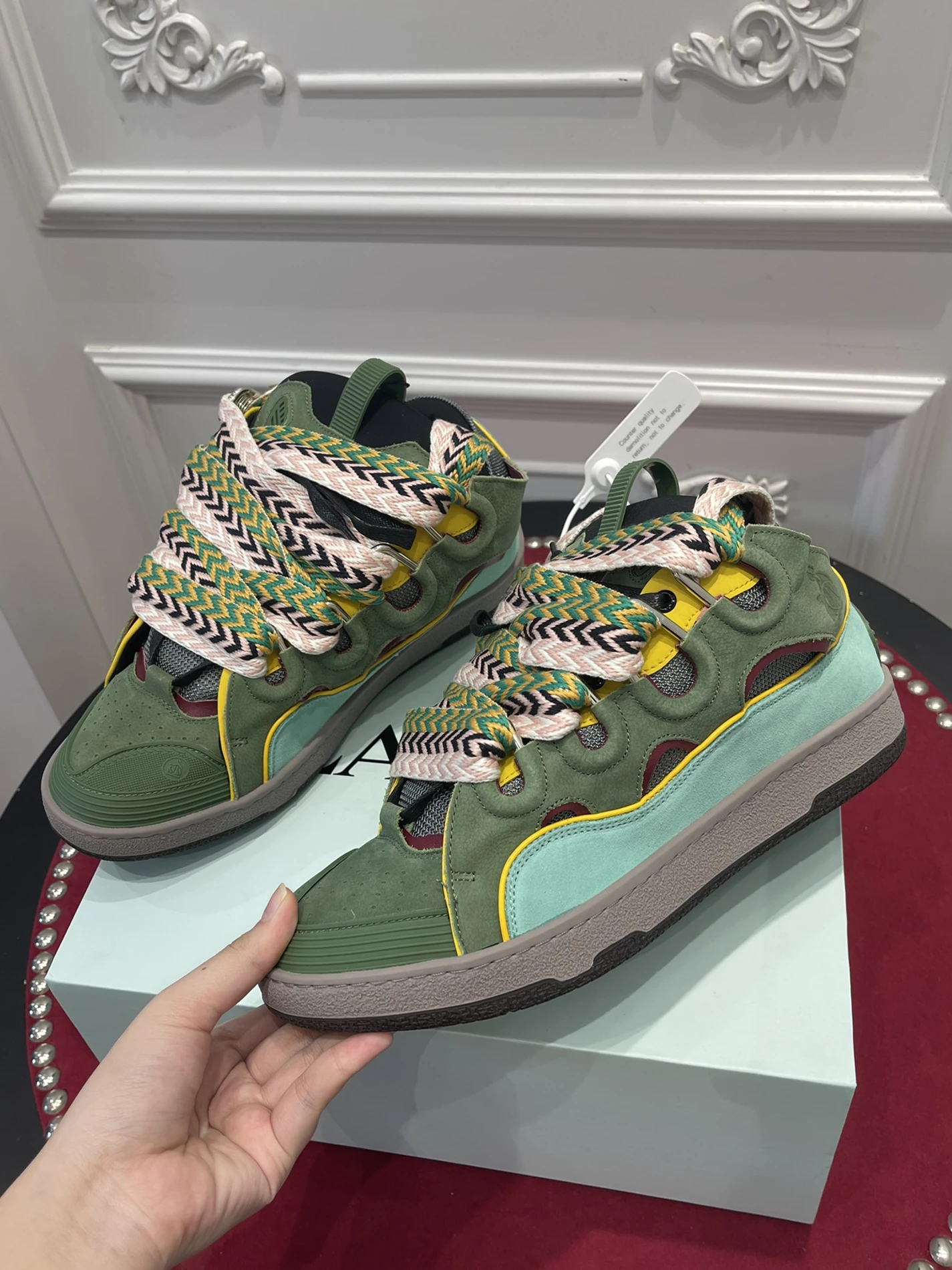 DailyWear Lanvin Curb Sneaker FM-SKRK11-DALL-P224613 1515