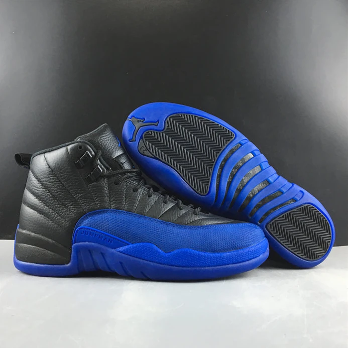 EasyMatch 1663 Jordan 12 Retro Black Game Royal 130690- 1136
