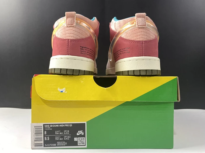 EasyMatch 2102 Nike Dunk Mid Social Status Free Lunch Strawberry Milk DJ1173- 2082