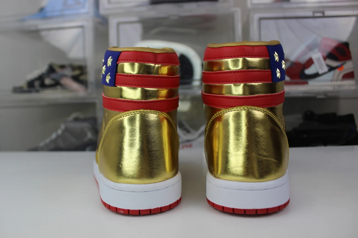 EasyMatch 5107 Gold Trump The Never Surrender High-Tops 3603