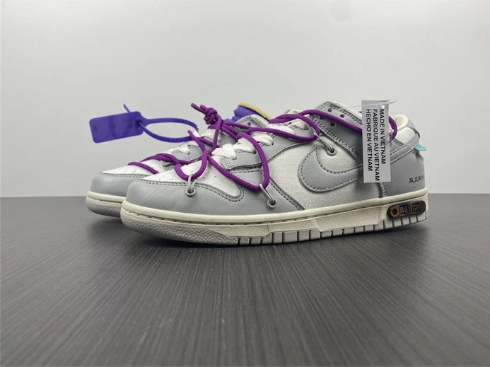 EasyMatch 7777 Nike Dunk Low Off-White Lot 28 DM1602- 2341